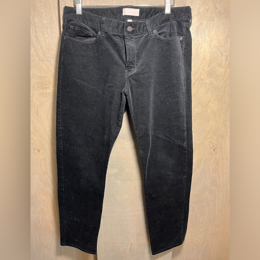Banana Republic Skinny Fit Black Fine Whale Corduroy 5 Pocket Jeans size 12 - Picture 4 of 4